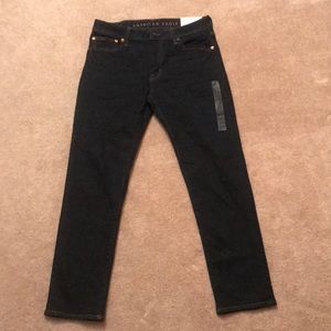 Men’s AE Jeans; SLIM STRAIGHT DARK WASH